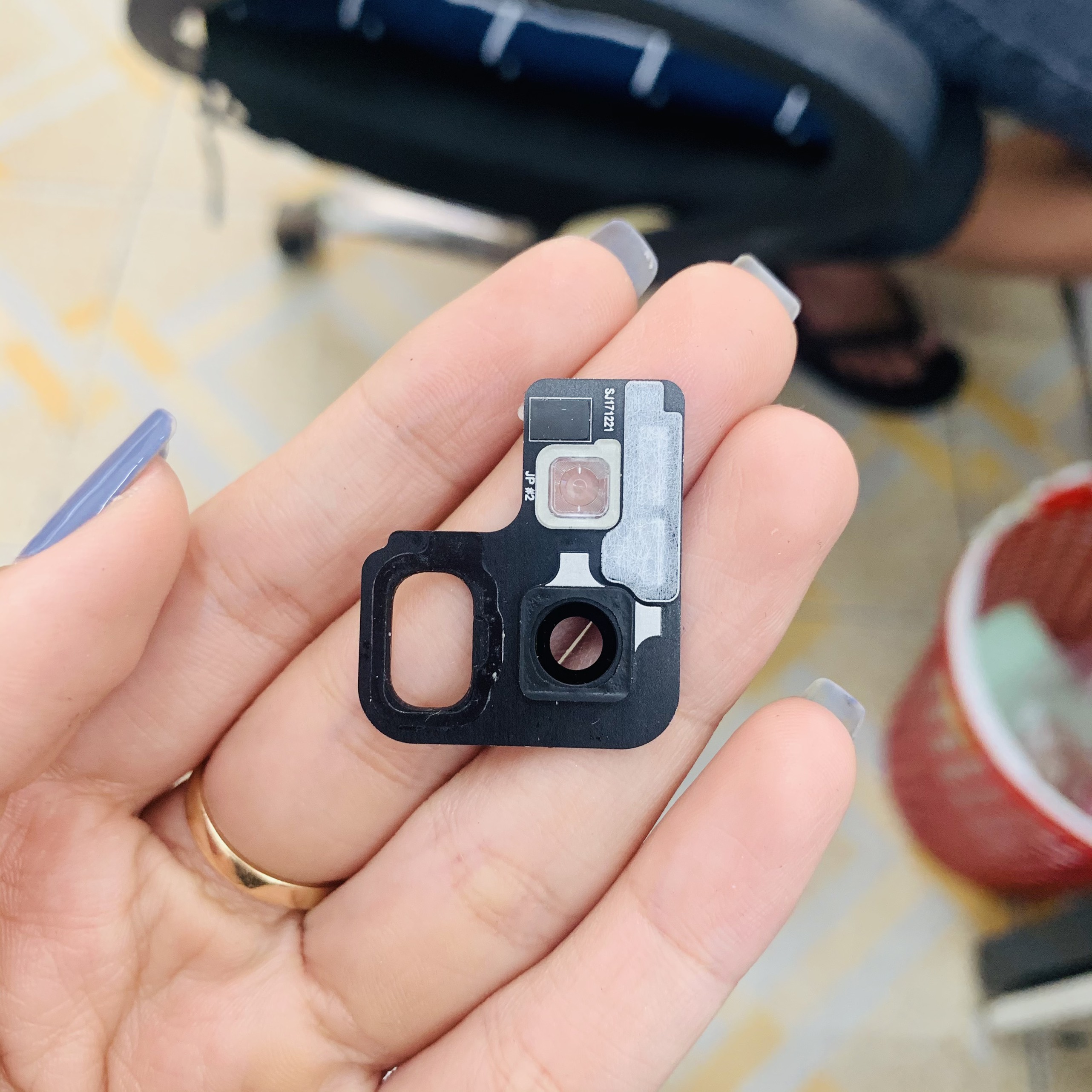 Kính camera Samsung A8 Plus  / A730 zin bóc máy , bảo hành đổi trả