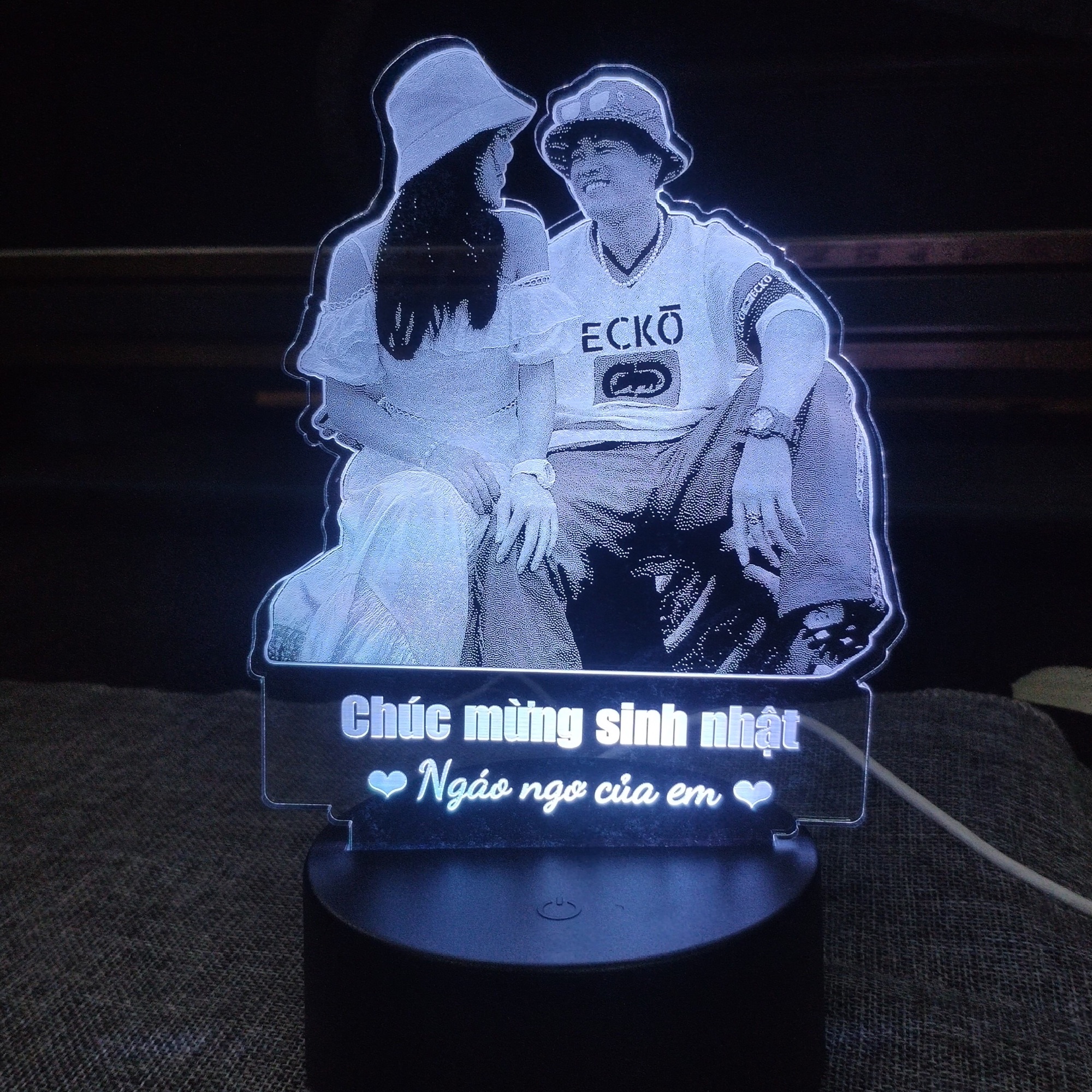 Đèn led Khắc hình ảnh - Miễn phí thiết kế theo yêu cầu