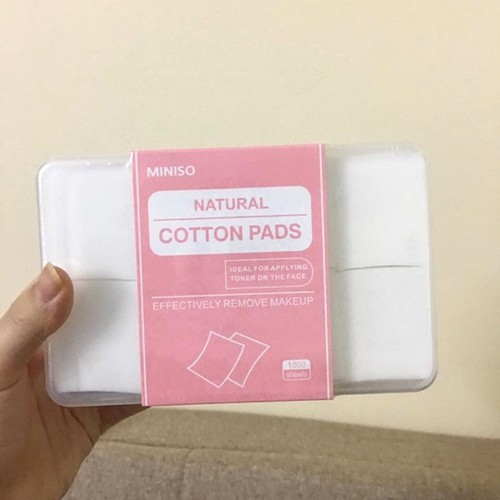 BÔNG TẨY TRANG MINISO COTTON PADS 1000 MIẾNG