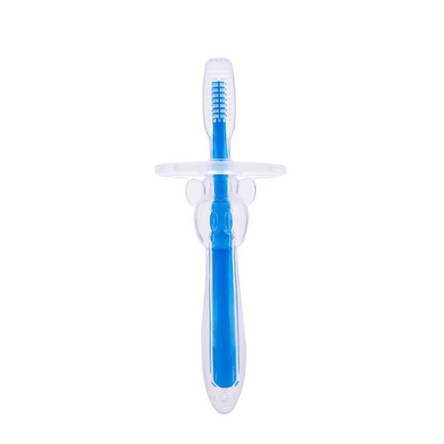 Sét Bàn Chải Đánh Răng, Rơ Lưỡi Silicon Mềm Cho Bé