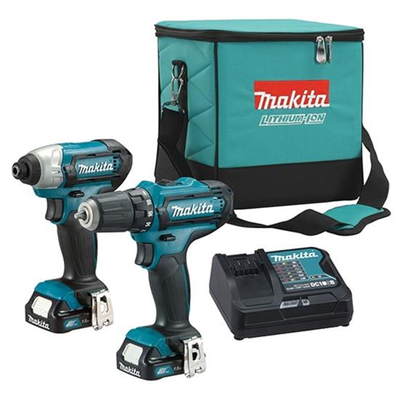 [Hàng chính hãng]Bộ sản phẩm dùng pin MAKITA (HP333D+TD110D) CLX228S (12V)