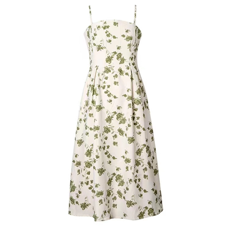 Floral Dress Women's Summer Slim Dress