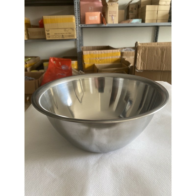 Bát inox rửa mặt dùng trong spa 22cm