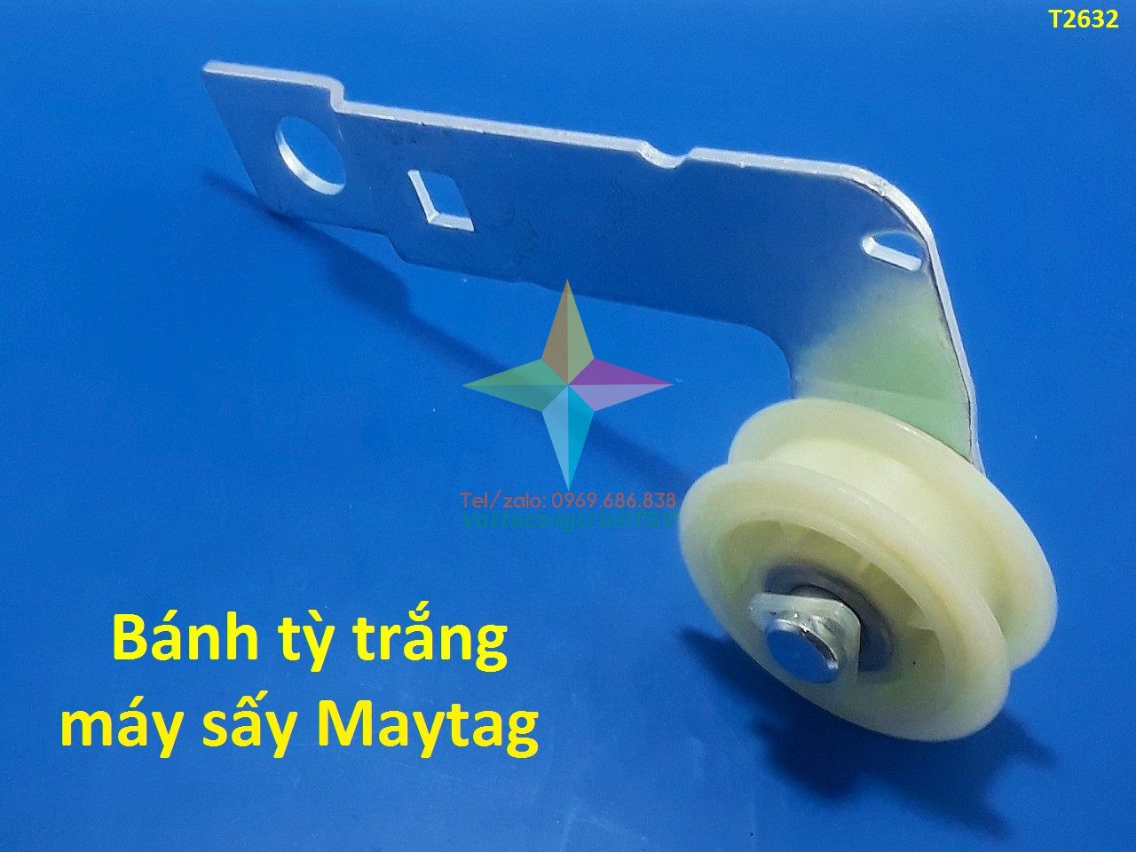 Bánh tỳ trắng máy sấy Maytag hãng