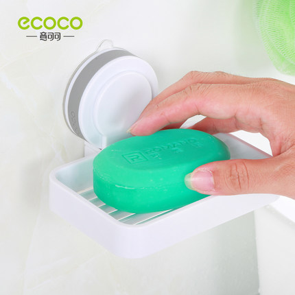 Kệ đựng xà phòng hút chân không Ecoco Hàng cao cấp