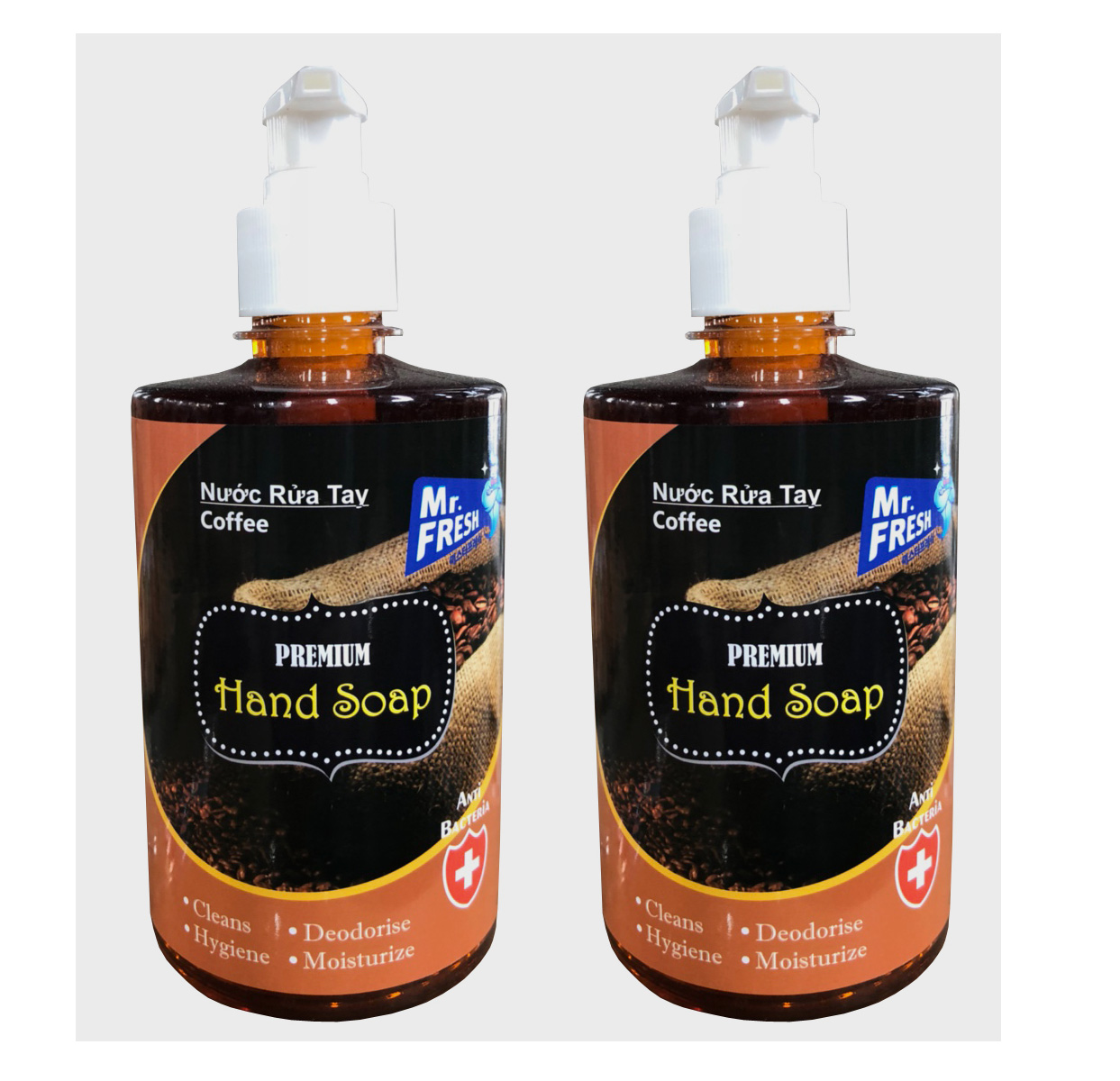 Combo 2 chai nước rửa tay Hand Soap Hương Cafe 500ml/chai
