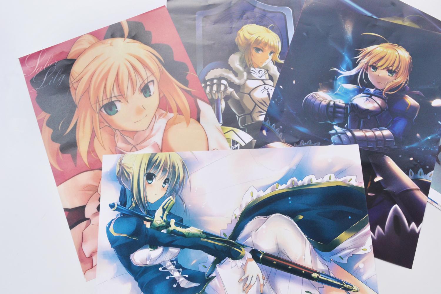 [7-11/12 VOUCHER 8%][thanh lý bán lỗ] Bộ 8 tấm poster Anime - Fate/Stay Night [AAM] [PGN23]