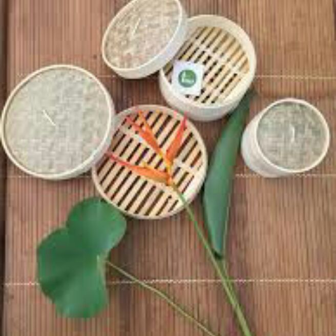 Xửng hấp lồng hấp tre 1 tầng 15cm