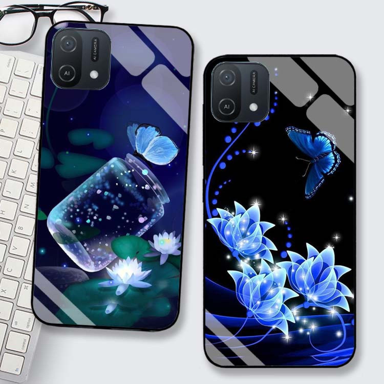 Ốp Lưng OPPO A16K Lưng Kính Cường Lực Cao Cấp