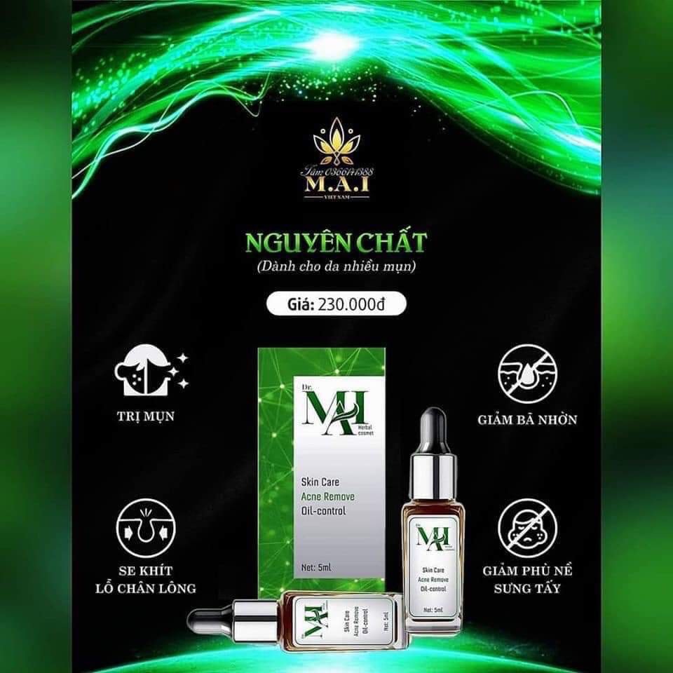 Combo Mụn Dr Mai nguyên chất và mix saffon  (chính hãng)