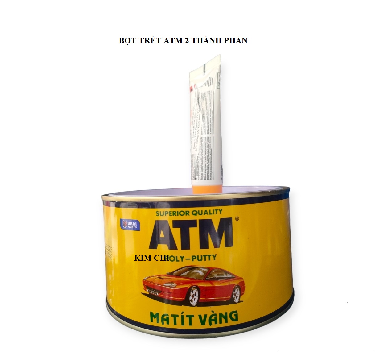 Bột trét matit 2 Thành phần vàng ATM 1 kg