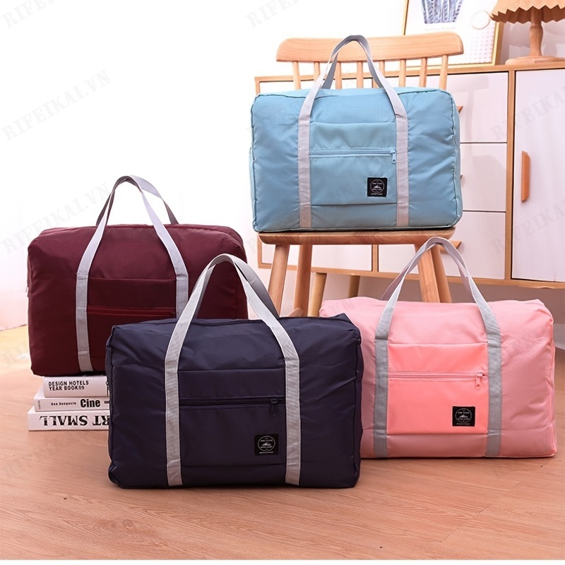 Foldable Large-capacity Travel Storage Bag, Lightweight Multi Duffel HandBag With Zipper