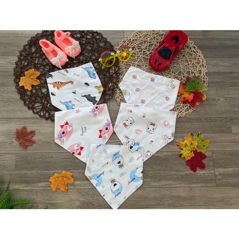 yếm cotton cho bé sơ sinh