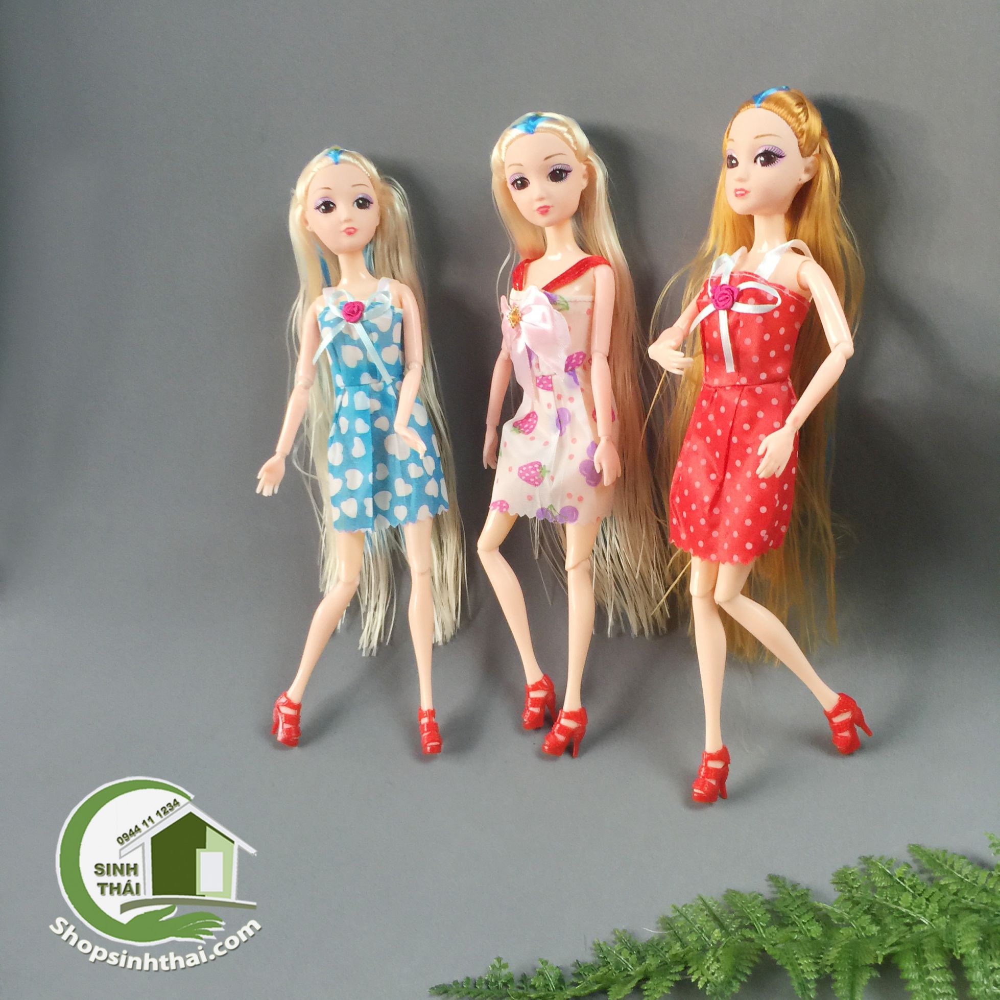 [HCM]Búp bê tóc dài có 14 khớp - búp bê nữ 30cm
