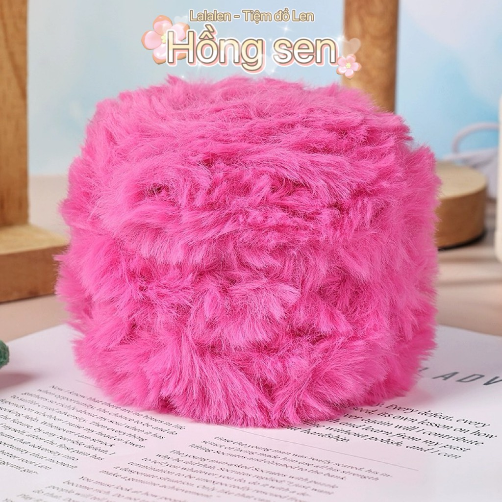 Len Lông Thỏ - Mềm Mịn Giữ Ấm Tốt - Cuộn 100gr