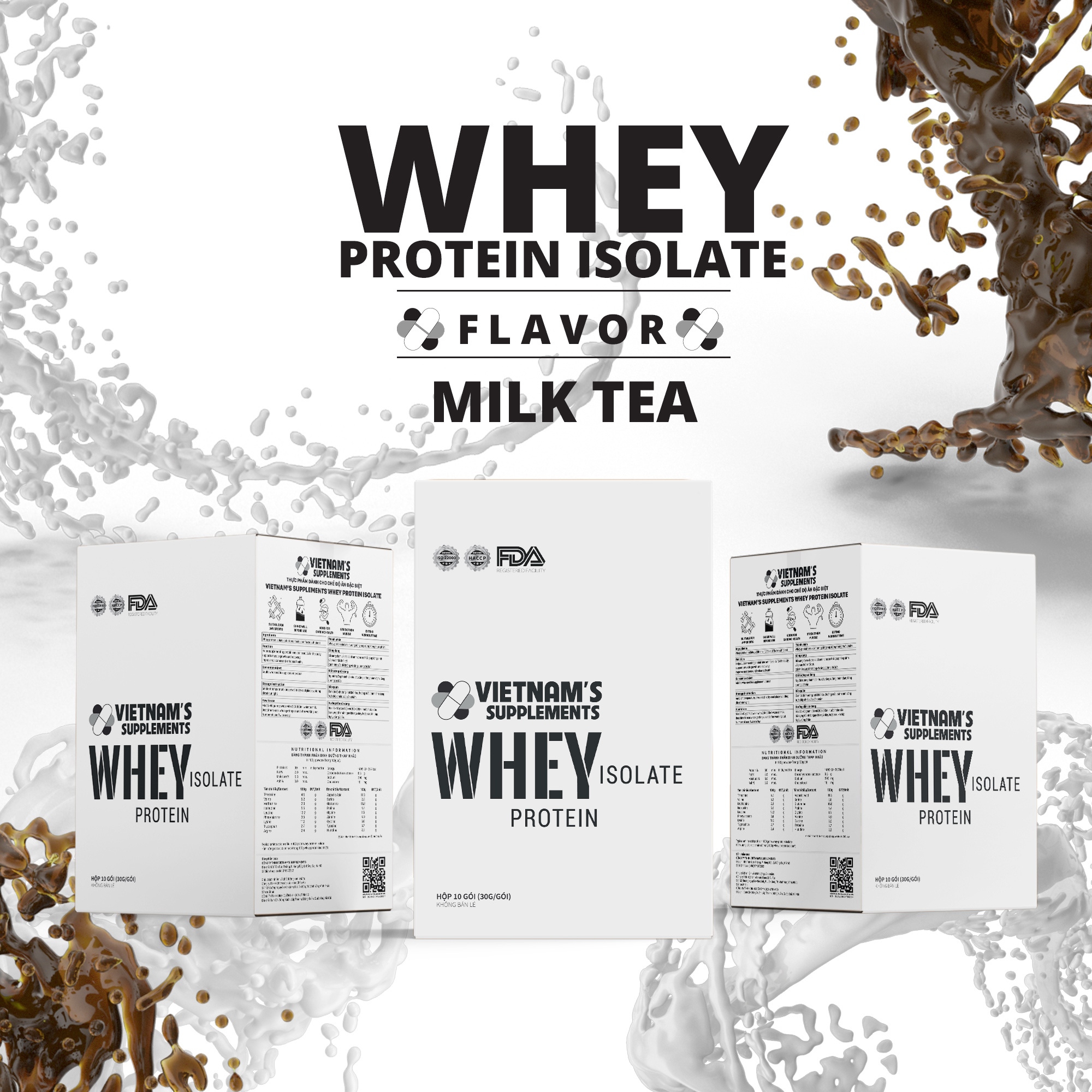 Whey Protein Isolate gói dùng 1 lần tiện dụng