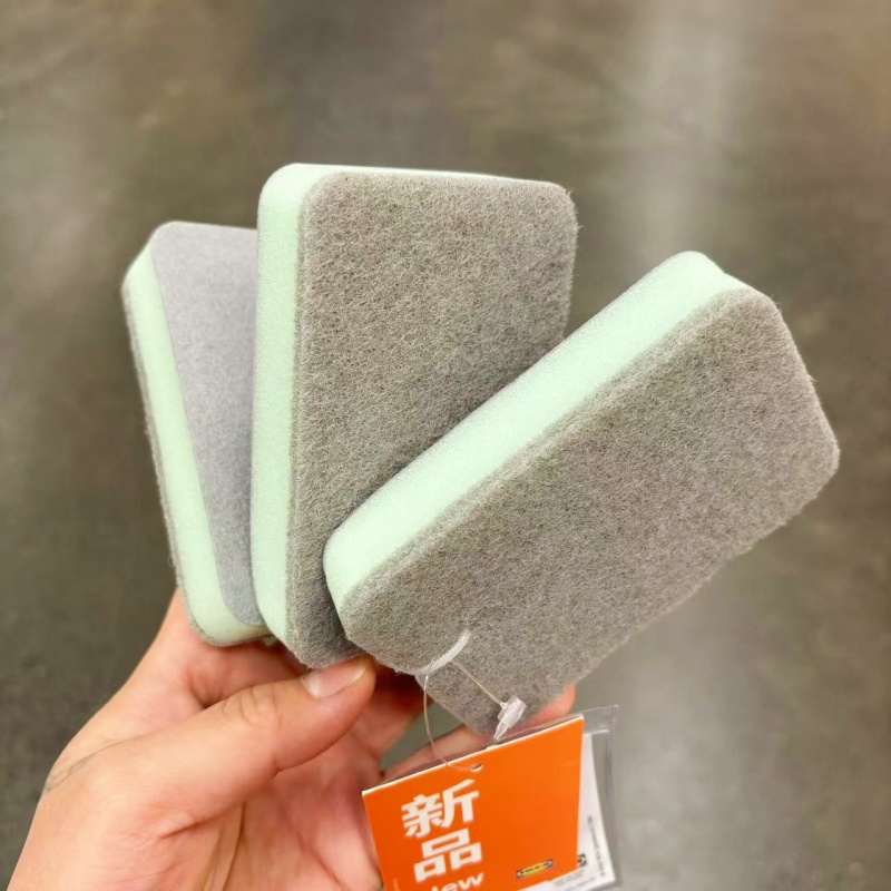 Bộ 3 miếng bọt biển cọ rửa bát chén đa năng IKEA Svampig