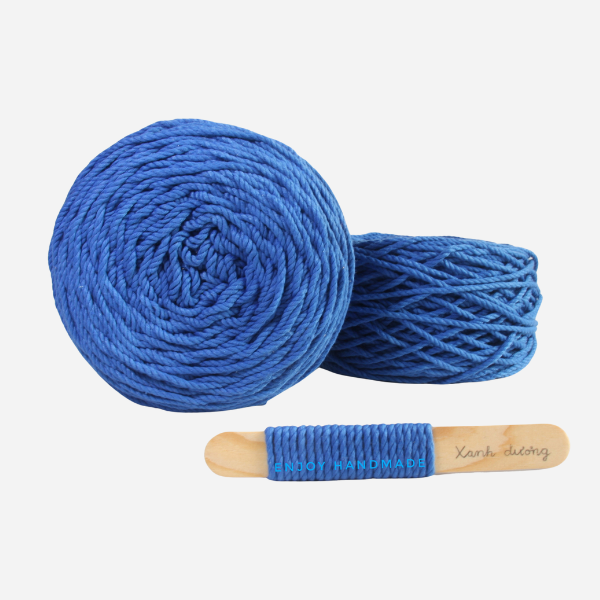 200 gram Dây thừng macrame cotton 3 xoắn, 3mm / 5mm