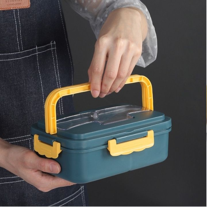 [HCM]Hộp cơm văn phòng bằng lúa mạch kèm muỗng đũa cao cấp