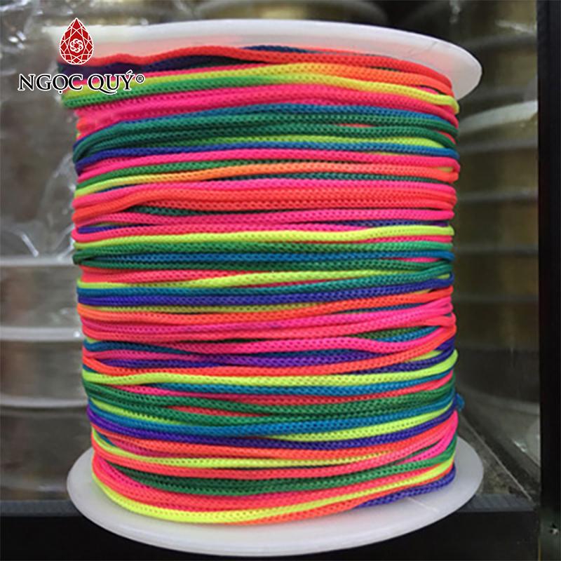 [HCM]Dây vải dù thắt vòng tay handmade cuộn 100m - Ngọc Qúy Gemstones