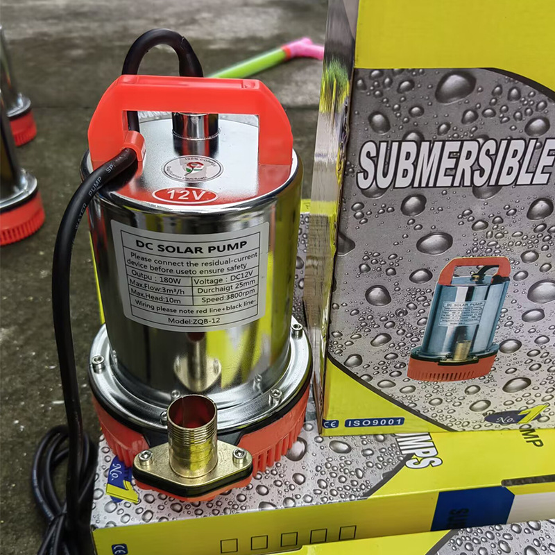 Máy Bơm Nước chìm 12V công xuất 180W - máy bơm tõm 12v