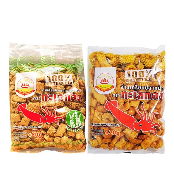 Bánh Snack Mực Thái Lan Talaethong Bento (100g, 200g)