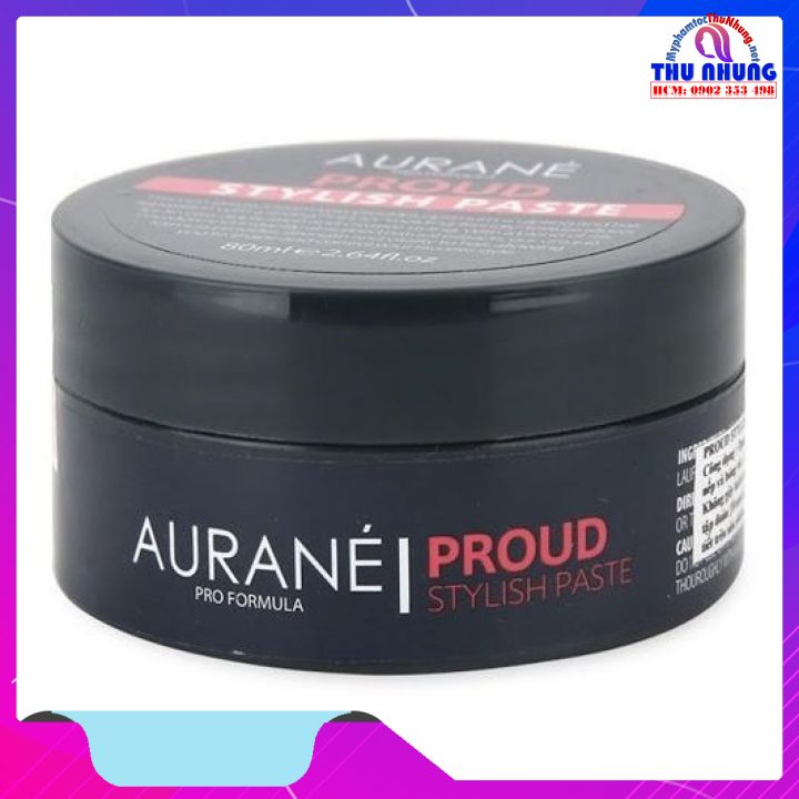 [tặng mũ trùm][HCM]Sáp tạo kiểu bóng tóc Aurane Proud Stylish Paste 80ml