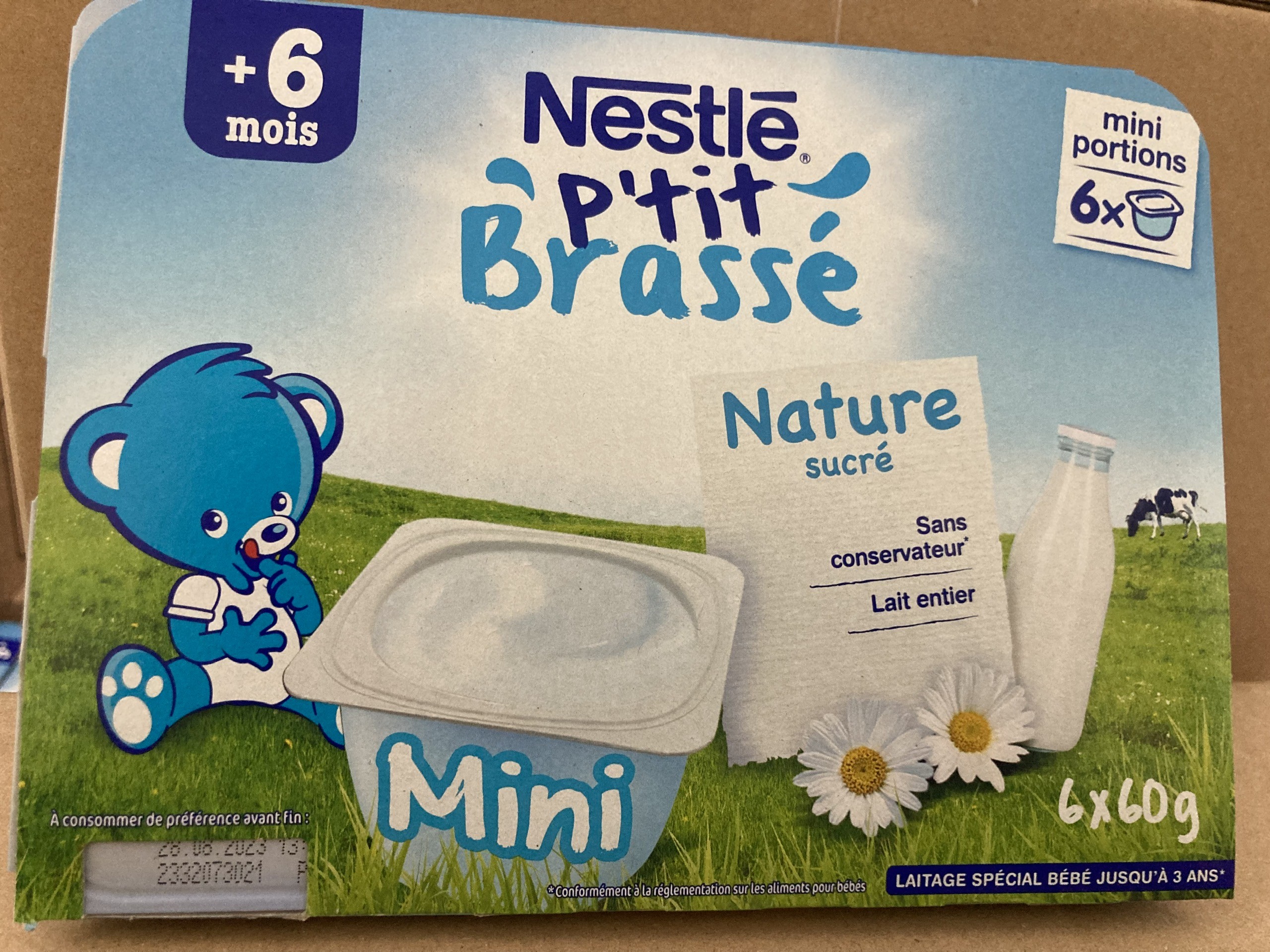 combo 5 lốc váng sữa nestle cho bé (6×60g)