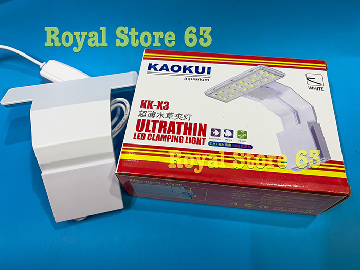 Đèn Led Kẹp Bể Cá Mini Kaokui KK X3 (3 Chế Độ Màu)