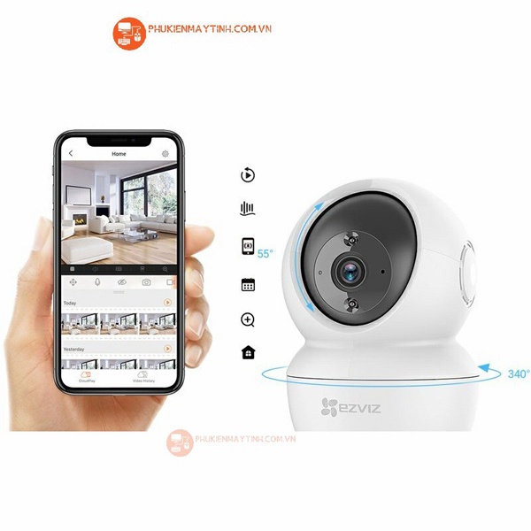 Camera Ezviz C6N 2MP Độ phân giải 1080HD - Hàng