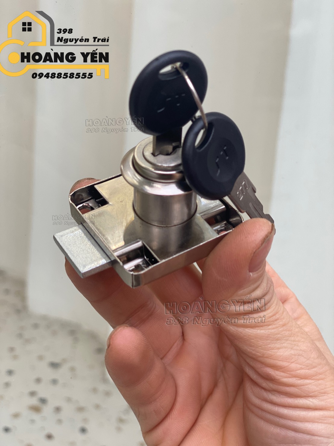 Khoá tủ vuông, khoá cửa tủ sắt, gỗ, Khoá cửa