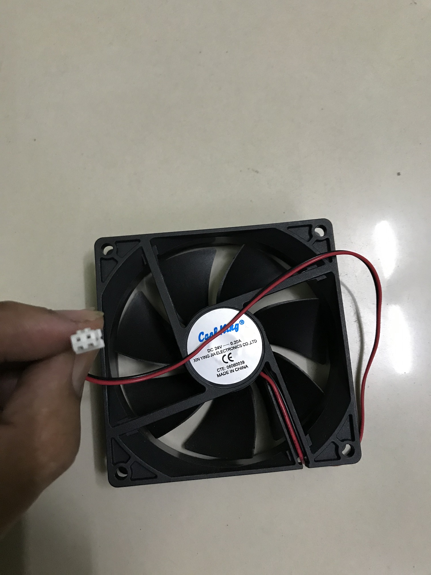 [HCM]quạt hút gió tủ lạnh DC 2 dây 24V 9x9