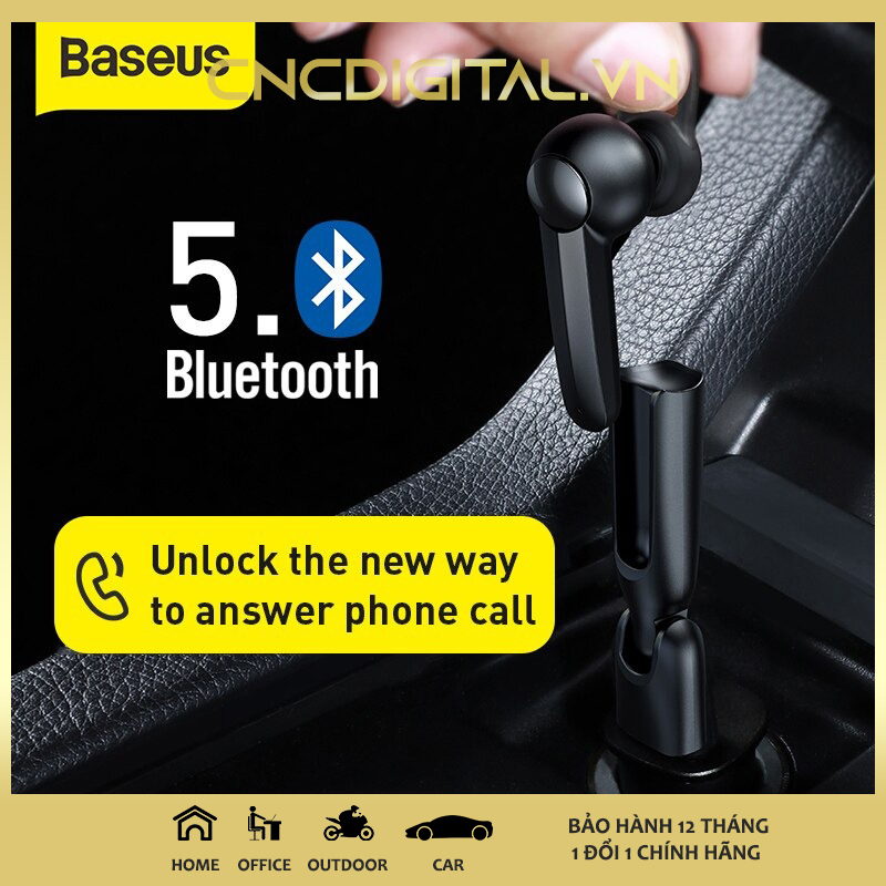 Tai nghe Bluetooth Baseus Encok A05 (Bluetooth 5.0, Vehicle-mounted Magnetic Charging Dock, Noise reduction Microphone)