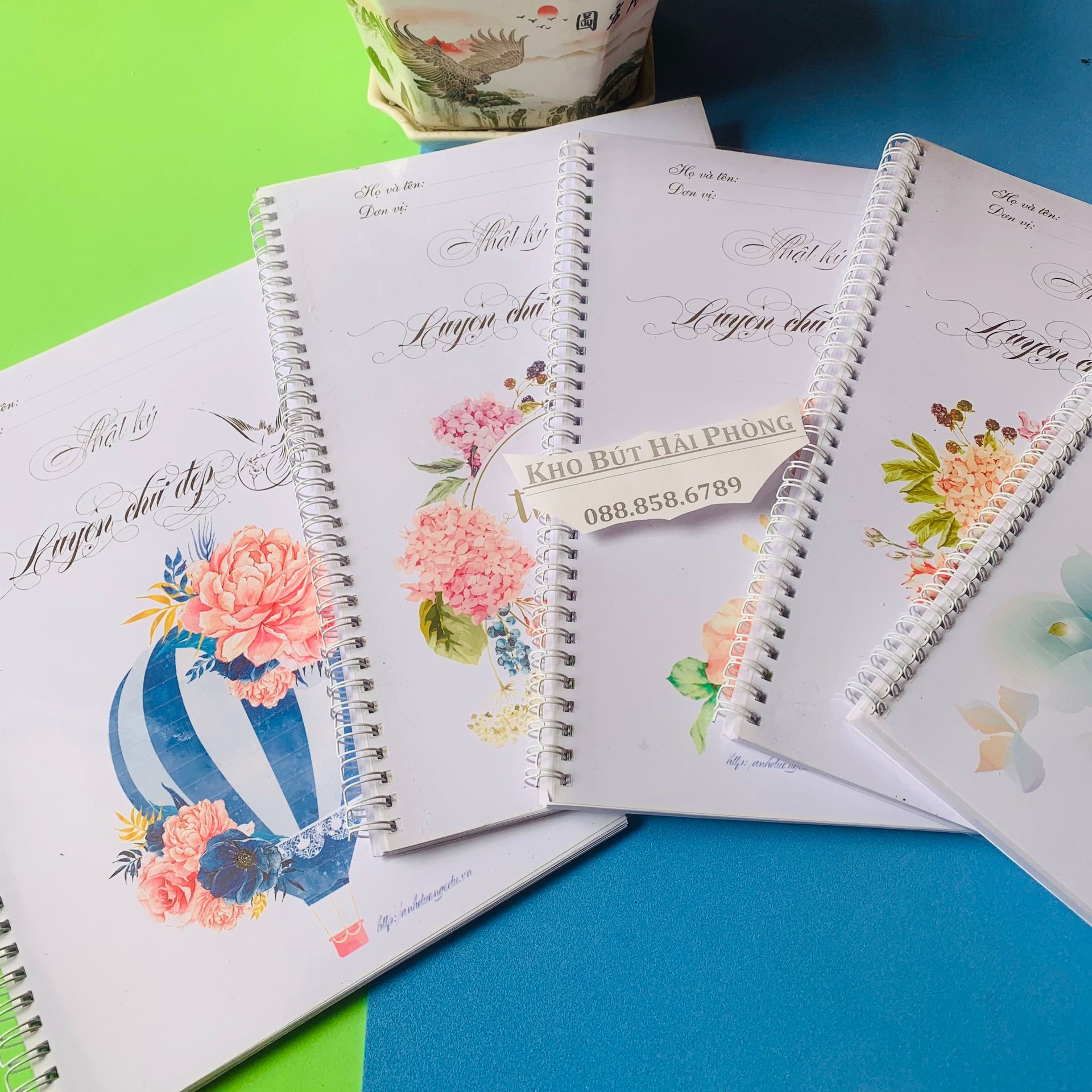 Sổ nhật ký luyện chữ đẹp