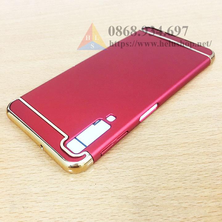 Ốp lưng Samsung Galaxy A7 2018 (A750) 3 mảnh (Màu đỏ)