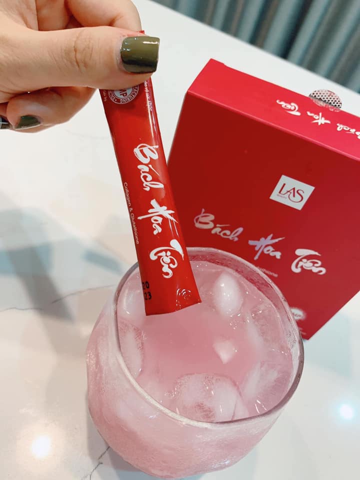 [Chính Hãng] cốm uống đẹp da Bách hoa tiên Las beauty, collagen bách hoa tiên the high, bách hoa tiên collagen THE HIGH