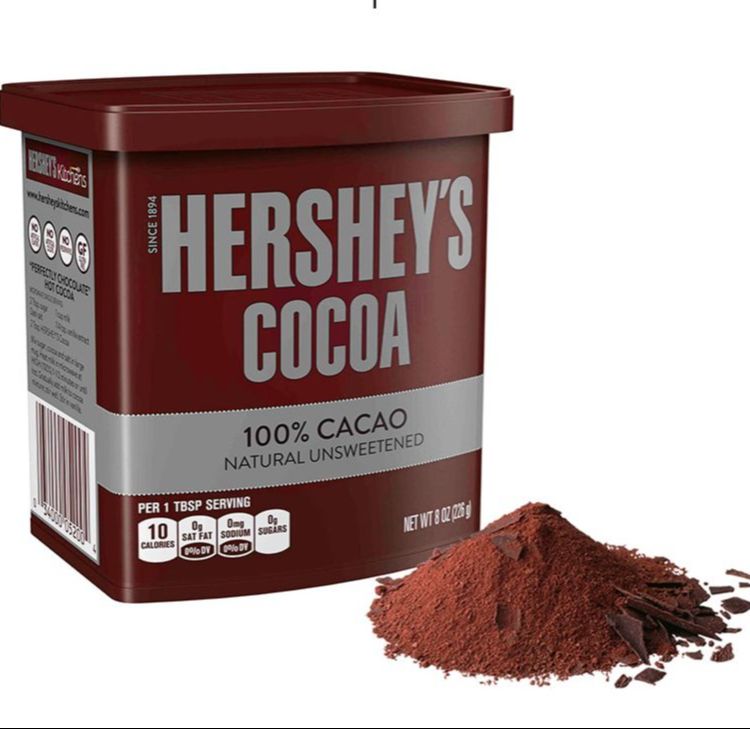 Bột socola Hershey s Cocoa 100% cacao tự nhiên không chất làm ngọt 226gr