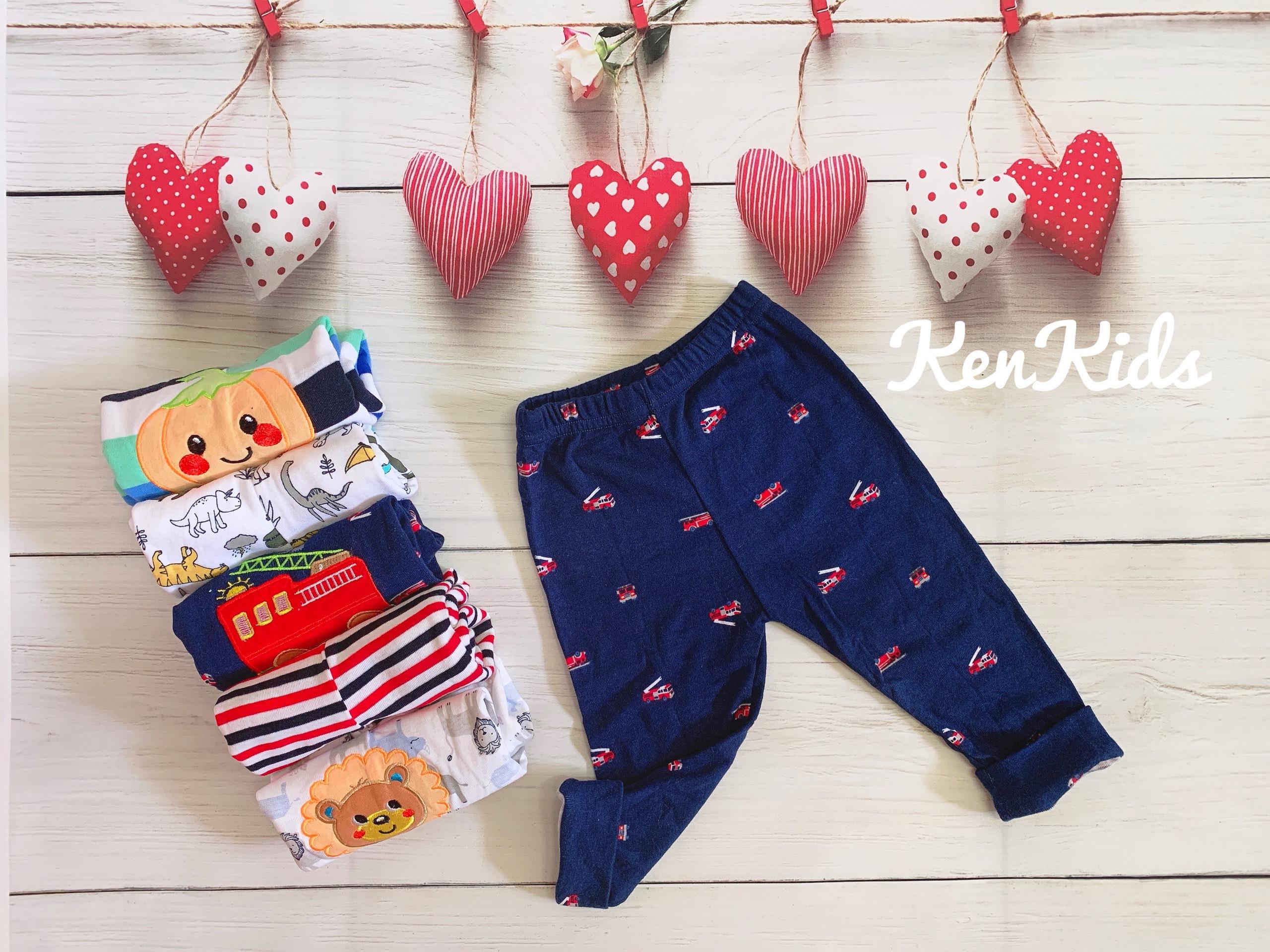 Hộp 5 Quần dài thêu mông thú Carter Thái Lan (5-13kg) bé trai