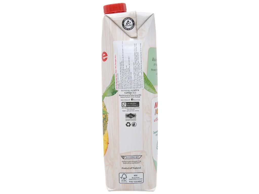 Nước Ép Dứa Malee 1000ml