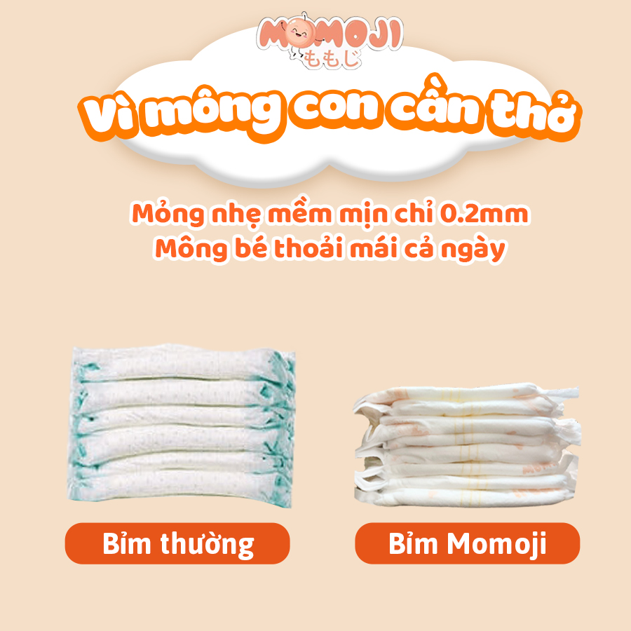 Tã Bỉm Dán  Momoji Siêu thấm hút S60
