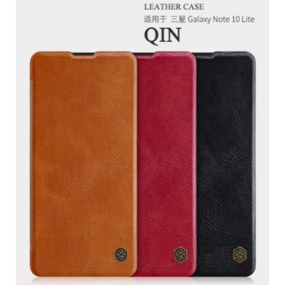 Bao da SamSung Galaxy Note 10 Lite hãng Nillkin QIN