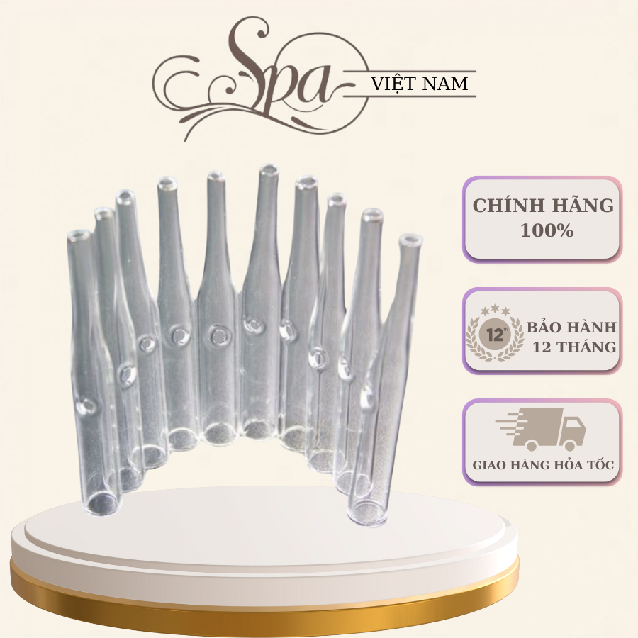 Ống hút mụn thủy tinh loại chuẩn 10 cái
