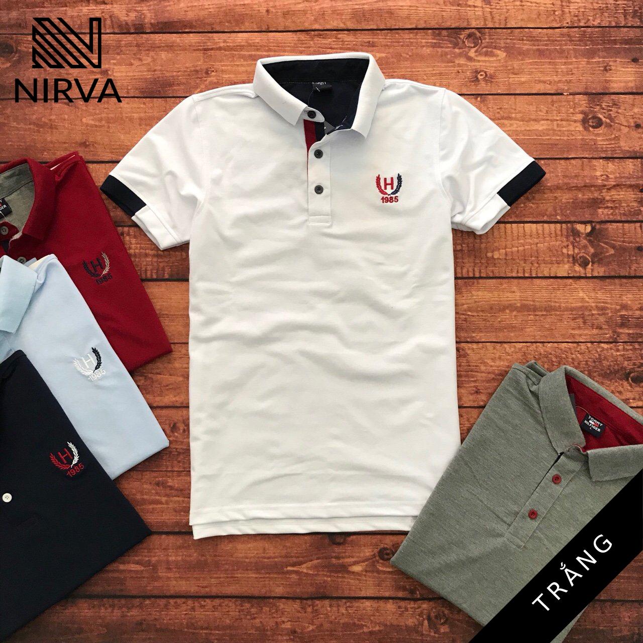 Áo thun nam polo NIRVA bông lúa phong cách mới RXP019