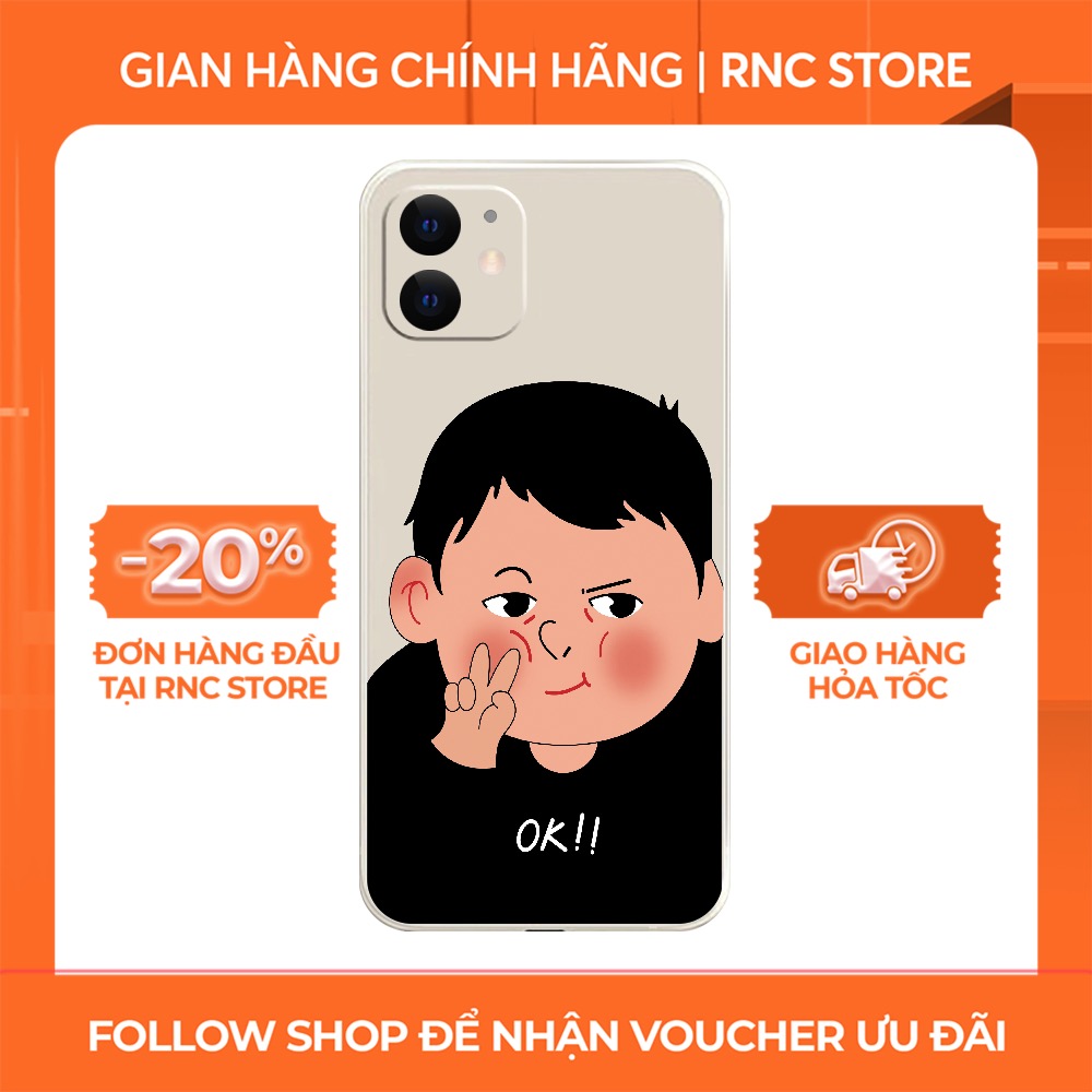 Ốp lưng iphone 6s/6 plus/7g/8g/x/xs/11/12/....dẻo cạnh vuông bảo vệ camera hình yes and ok
