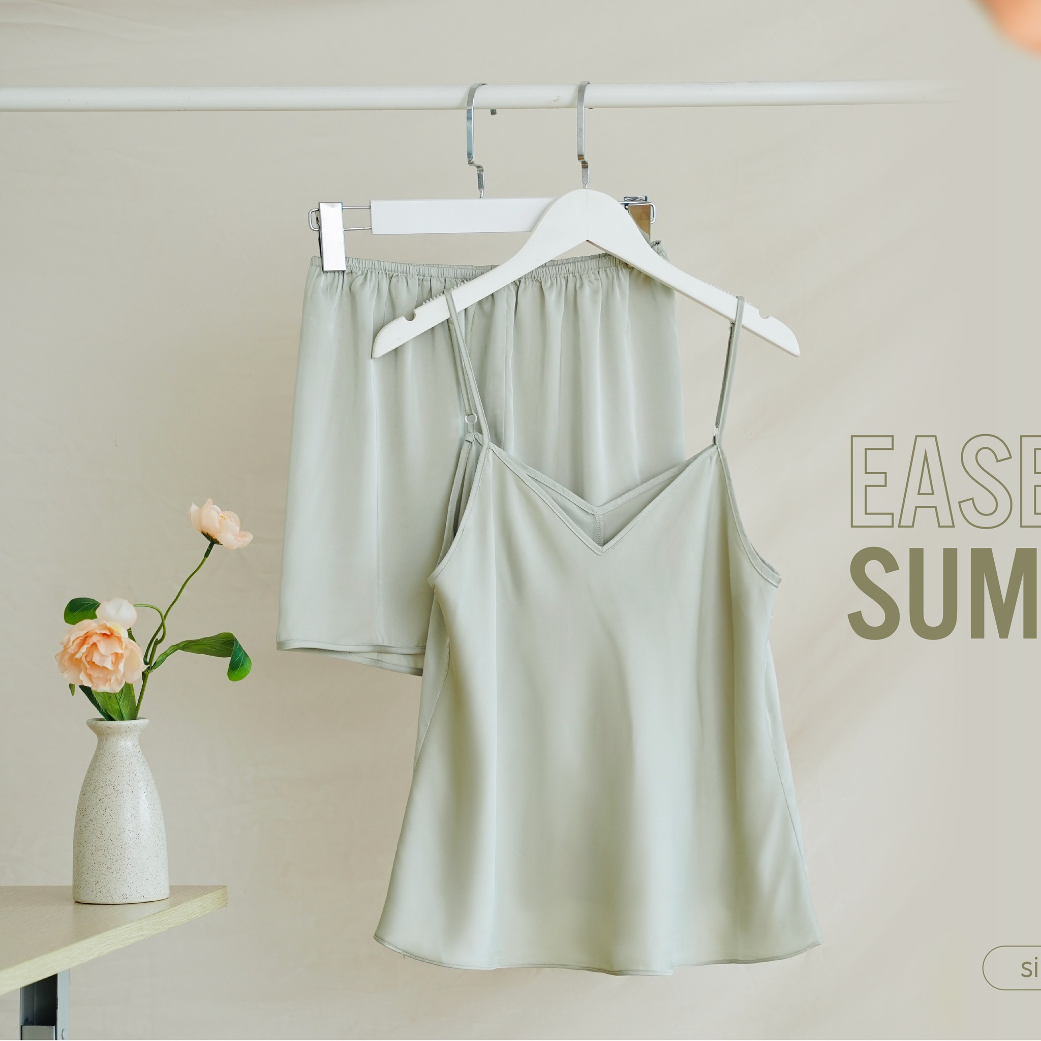 Bộ đồ ngủ 2 dây basic loirechic bhdn01