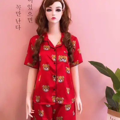 [Nguyen Ngoan Fashion ] Bộ Đồ Pijama Ngắn Kate Đẹp , Đồ Ngủ Mẫu Hoạt Hình