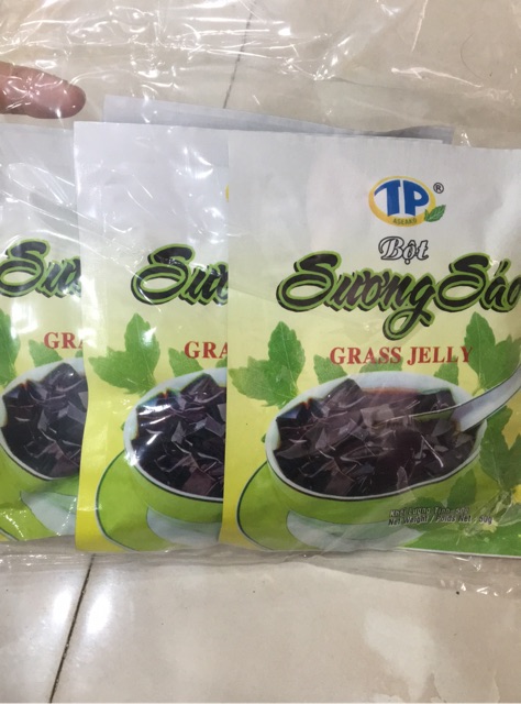 10 gói Bột sương sáo đen asea gói 50g/thạch đen/MS99/