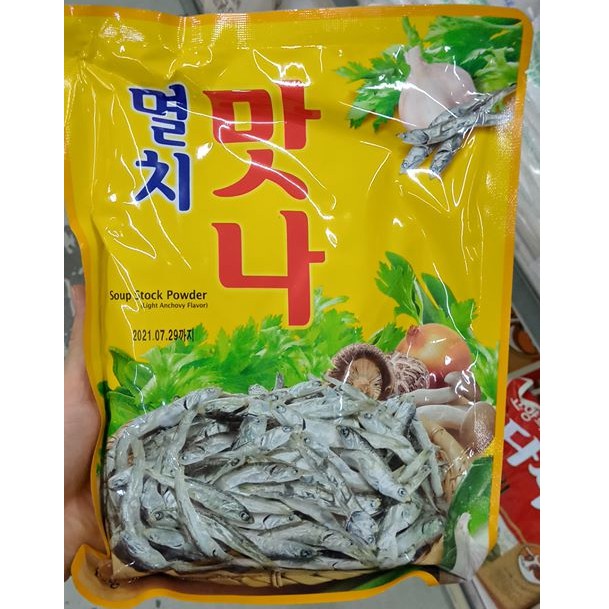 Korean Anchovy Seasoning Granules 1kg - 멸치 맛나