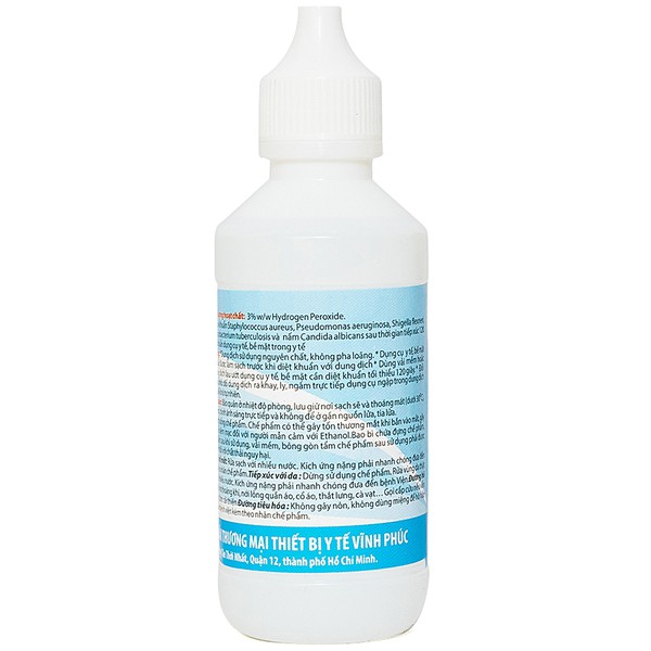 Lốc 10 Chai Nước Oxy Già Vp 3% 60Ml
