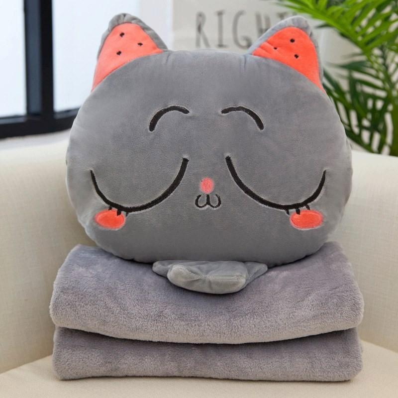 Set gối chăn hình thú siêu kute 2 in 1